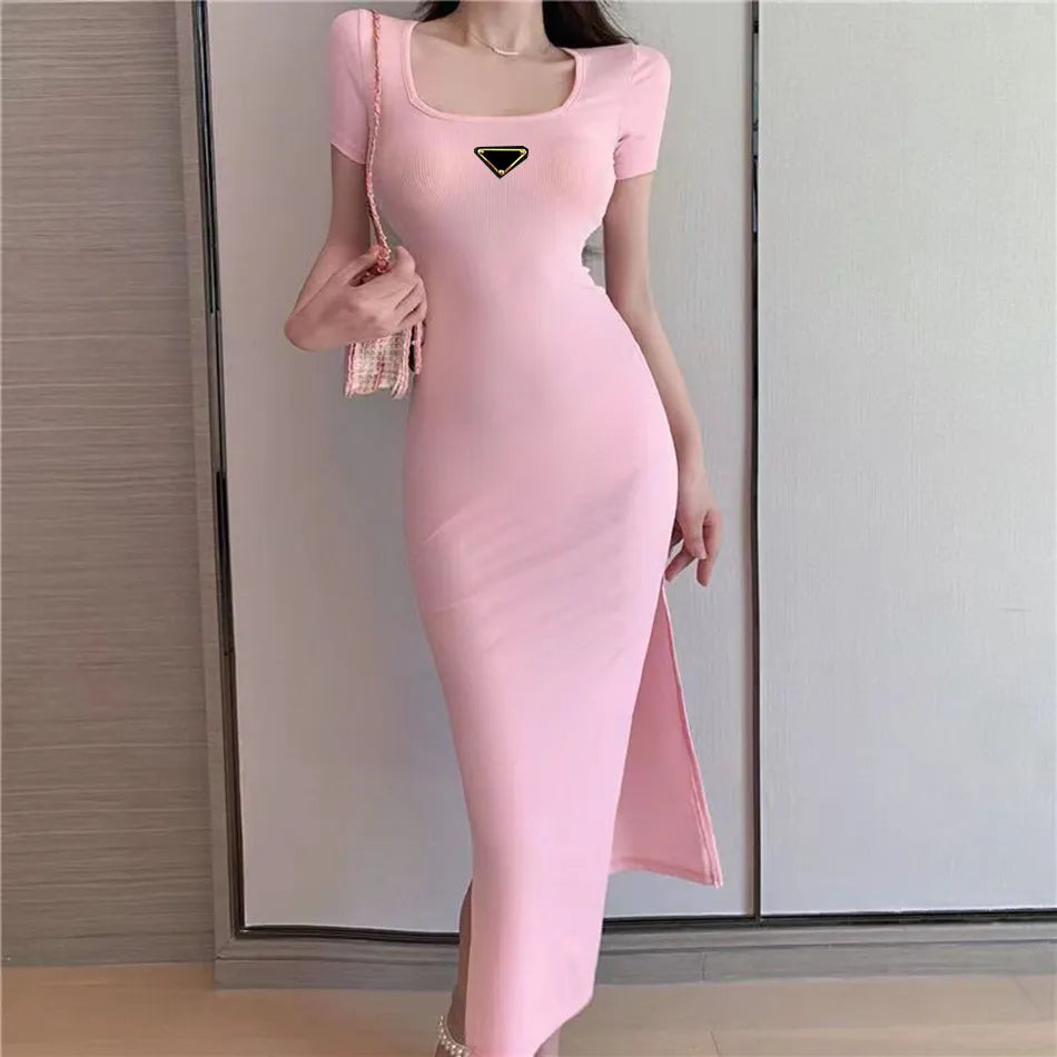 Womens Casual Dresses Sleeveless Shirts Tops Flat Skirts Woman Slim Outwears Summer Dress S-L