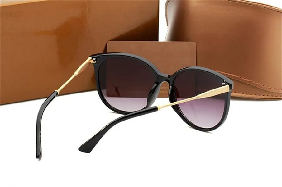 2022 Fashion Designer 1791 Sunglasses Mens Womens Sun Glasses Round Fashion Gold Frame UV400 Glass Lens Eyewear For Man Woman With Original Cases Boxs 7 Colors